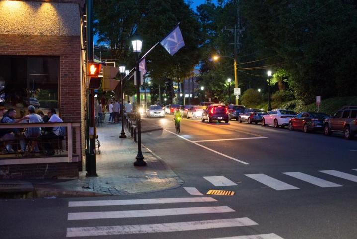 Ambassadors walk students safely home at night